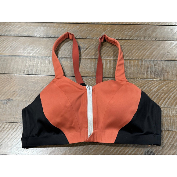 Victoria's Secret Knockout Maximum Support Front-Close Sport Bra Chestnut - 34C - Picture 2 of 6